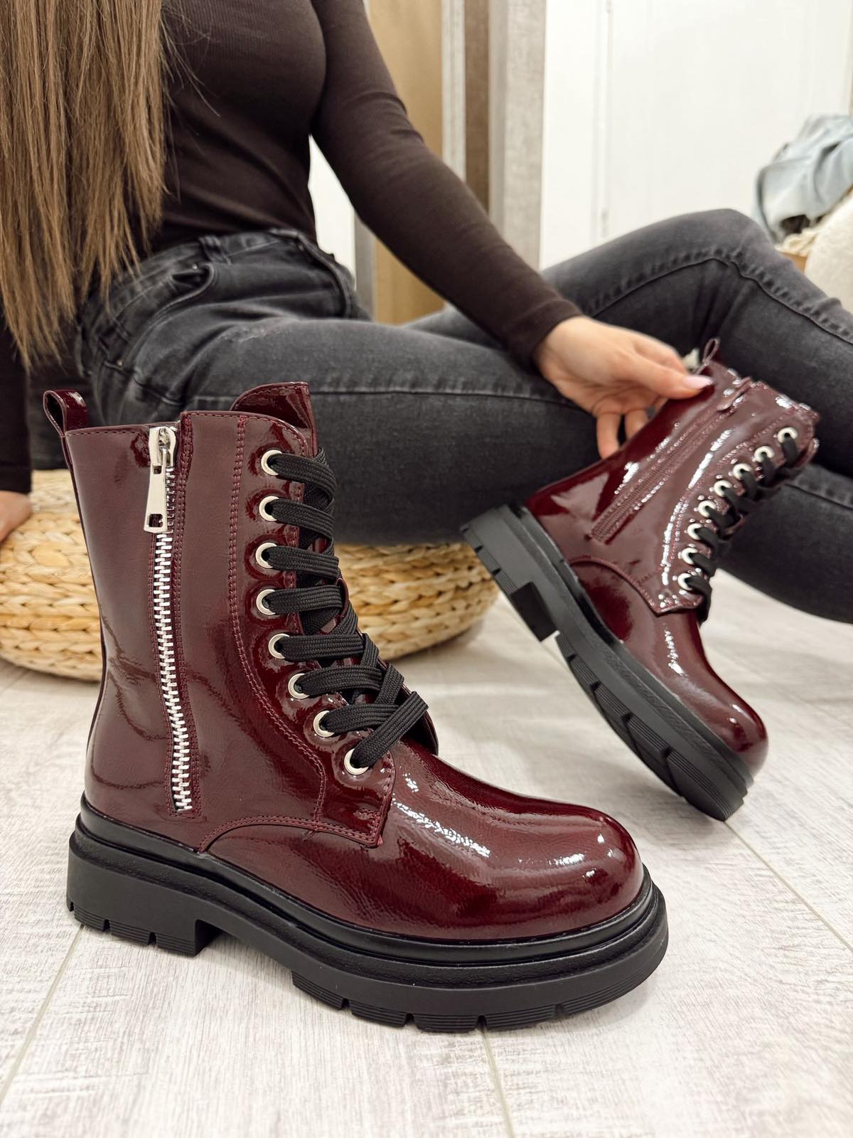 Ženske polučizme F912 - BORDO
