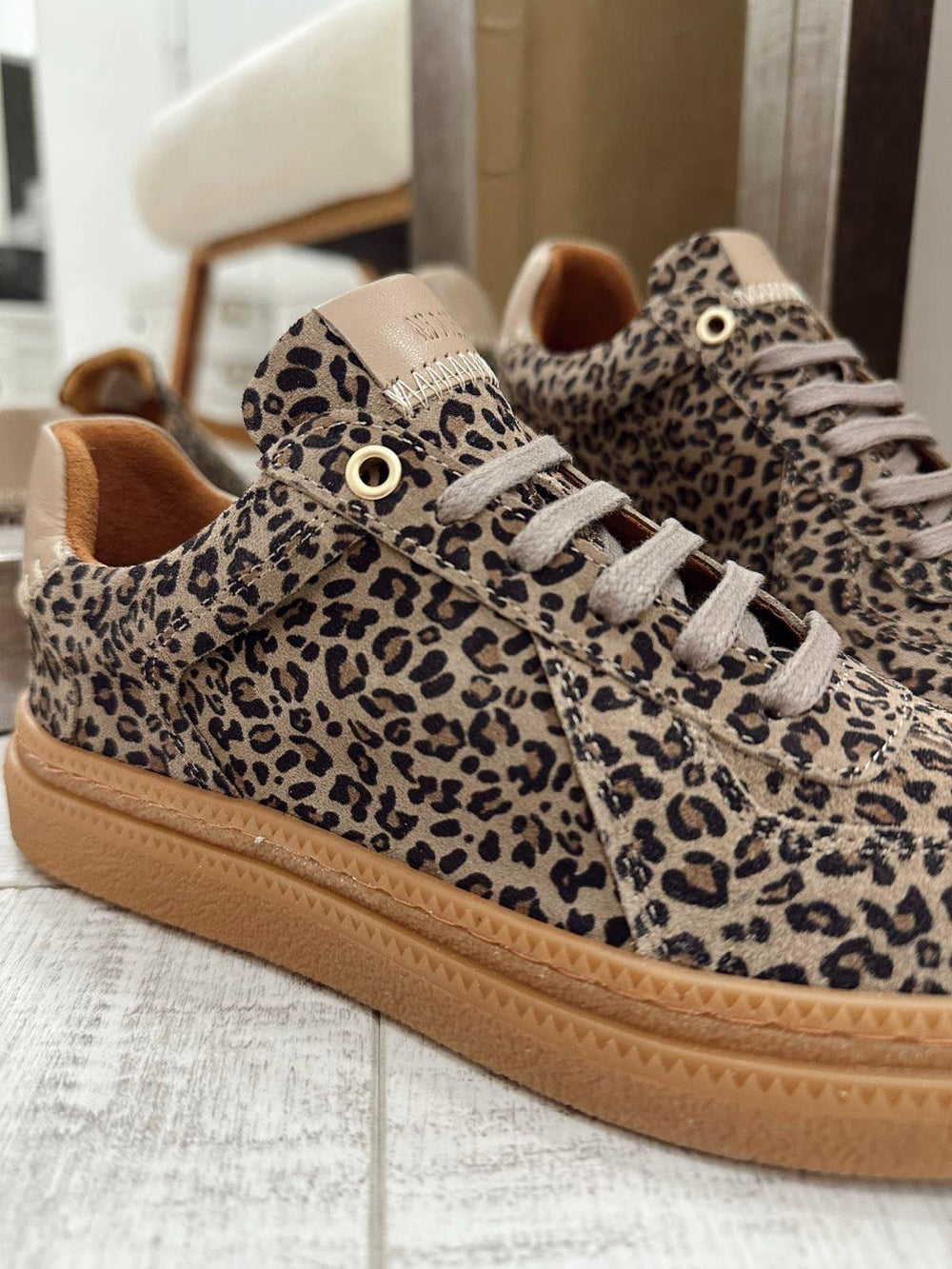 Kožne patike F919 - NIMED ANATOMSKE - LEOPARD
