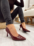 Štikle F925 - BORDO