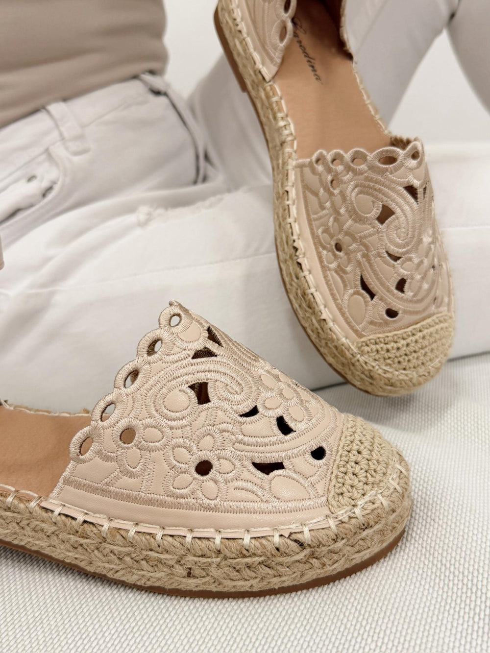 Ženske sandale - espadrile G310 - BEŽ