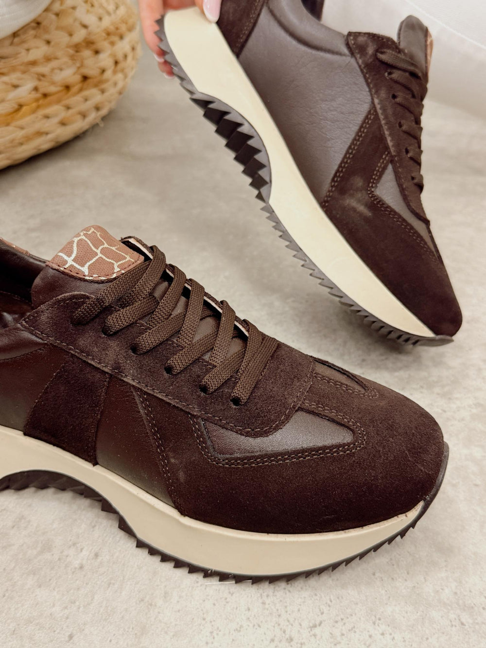 Kožne patike G454 - ATO SHOES - SMEĐA