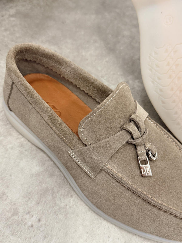 Kožne cipele - mokasine G459 - ATO SHOES - BEŽ