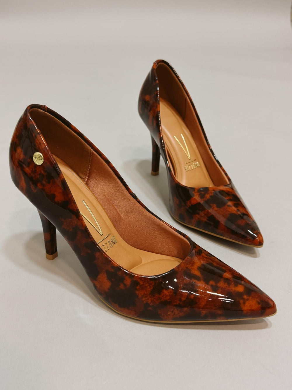 Štikle G536 - VIZZANO - na tanku štiklu - LEOPARD