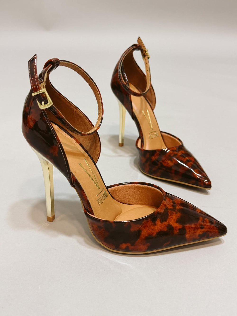 Štikle G546 - VIZZANO - na tanku štiklu - LEOPARD