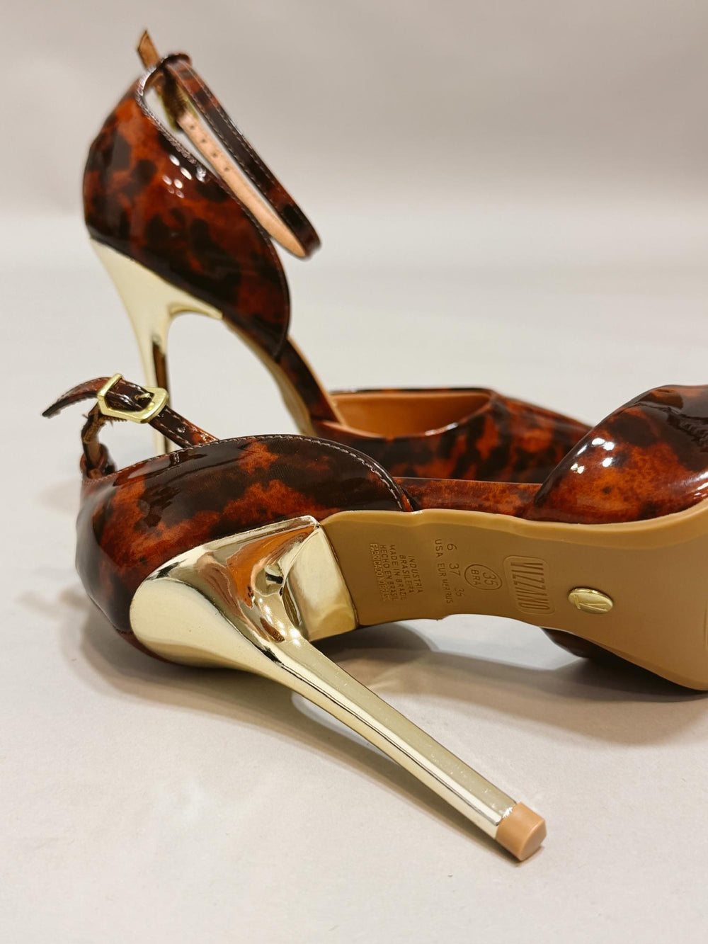 Štikle G546 - VIZZANO - na tanku štiklu - LEOPARD