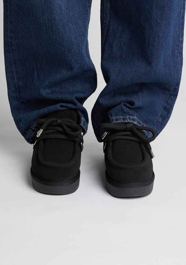 Zimske papuče D.Franklin Nordic Clog Black G629 - CRNA
