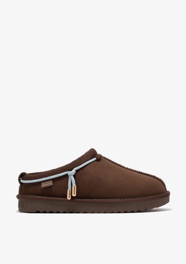 Zimske papuče D.Franklin Nordic Lite Clog Choco G630 - SMEĐA