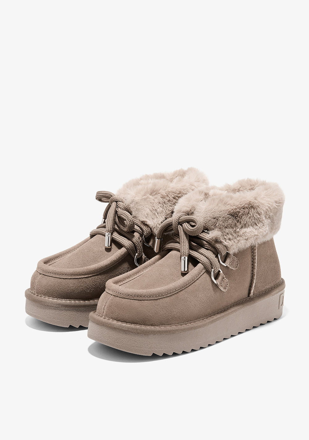 Gležnjače D.Franklin Nordic Mid Fur Taupe G632 - TAUPE