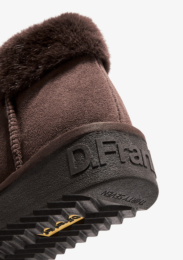 Gležnjače D.Franklin Nordic Mid Fur Choco G632 - SMEĐA
