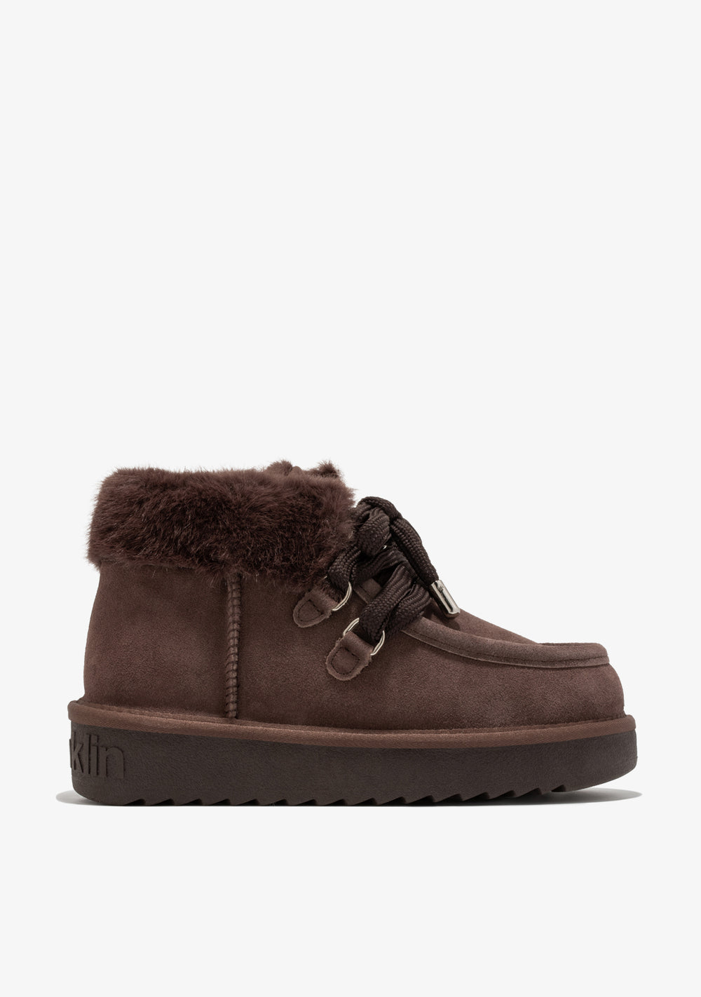 Gležnjače D.Franklin Nordic Mid Fur Choco G632 - SMEĐA