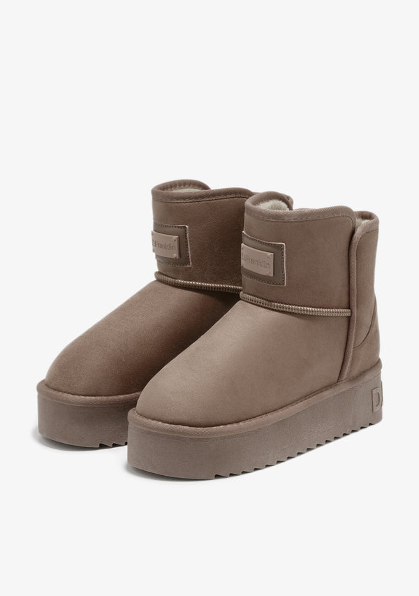 Ženske čizme D.Franklin Nordic V.2 Basic Low Taupe G634 - TAUPE