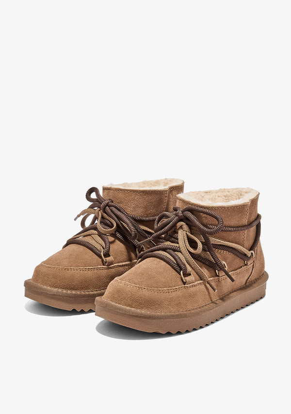 Gležnjače D.Franklin Nordic Lite Gno Camel G636 - KAMEL