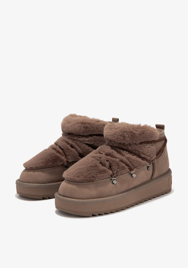 Gležnjače D.Franklin Nordic Trk Fur Low Brown G637 - SMEĐA