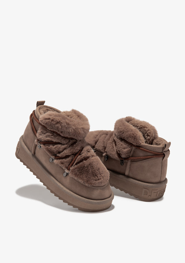 Gležnjače D.Franklin Nordic Trk Fur Low Brown G637 - SMEĐA