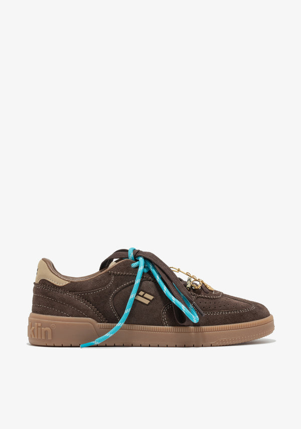 Ženske patike D.Franklin Rebel Lab Suede Brown G641 - SMEĐA