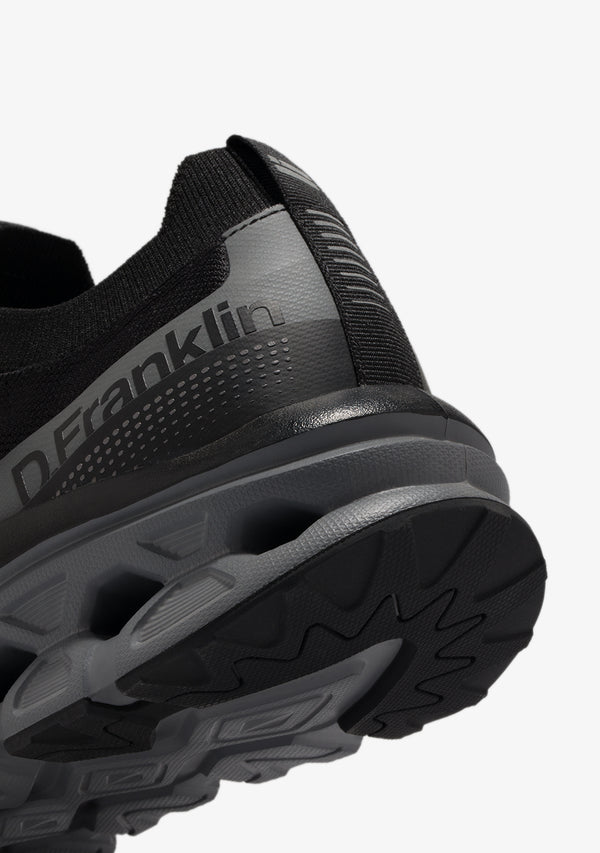 Ženske patike D.Franklin Aero Sneakers Mesh Black / Grey G643 - CRNA