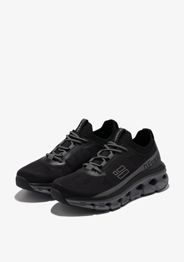Ženske patike D.Franklin Aero Sneakers Mesh Black / Grey G643 - CRNA