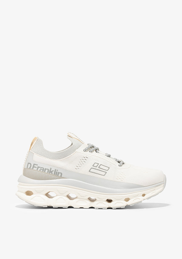 Ženske patike D.Franklin Aero Off White G643 - BELA