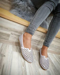 KOŽNE RUPIČASTE BALETANKE - SEDEF LJUBIČASTE