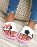 MIKI I MINI MOUSE PAPUČE - ROZE