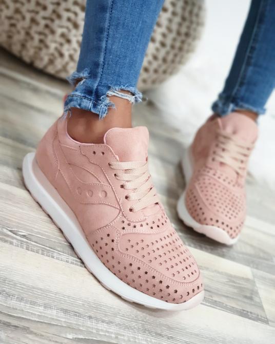ŽENSKE PATIKE - PUDER ROZE