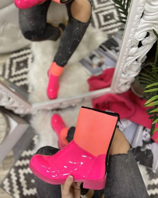 NEON POLUČIZME SA RAJFEŠLUSOM - PINK
