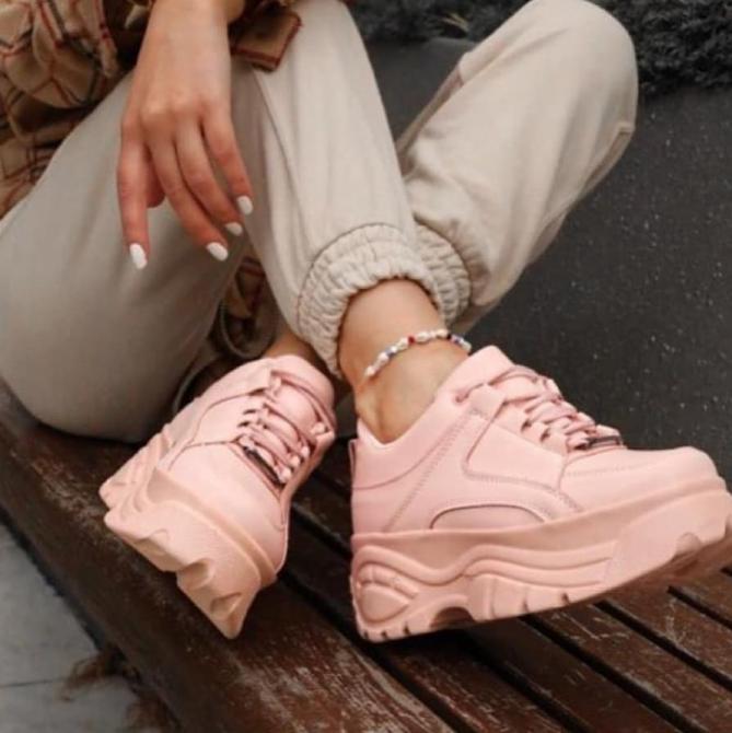 PATIKE SA VISOKIM ĐONOM - PUDER ROZE