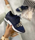 KROKO PATIKE SA ORNAMENTIMA - TEGET