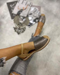 OTVORENE ESPADRILE - GRAFIT