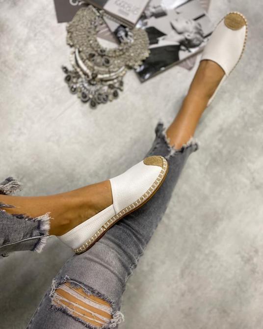 ŽENSKE ESPADRILE SA JUTOM - BELE