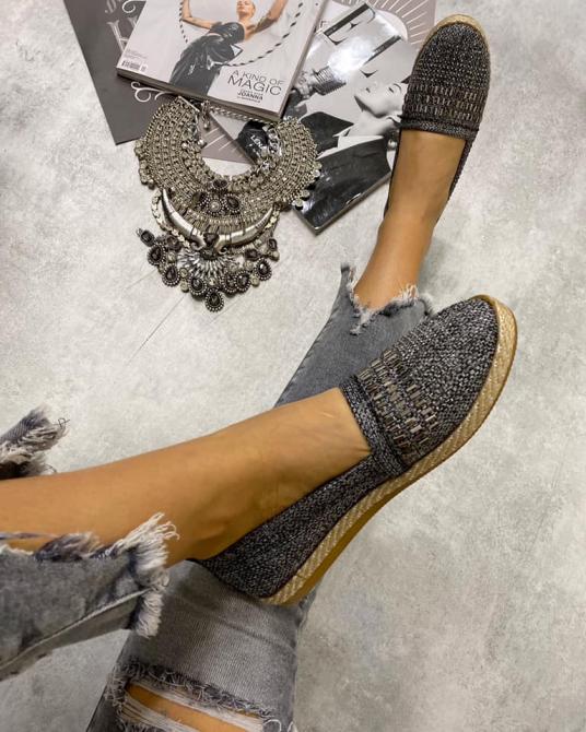 ŽENSKE ESPADRILE SA ORNAMENTIMA - SIVE