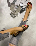 LEOPARD SANDALE NA PRST