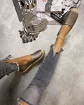 ŽENSKE ESPADRILE SA JUTOM - PLATINASTE