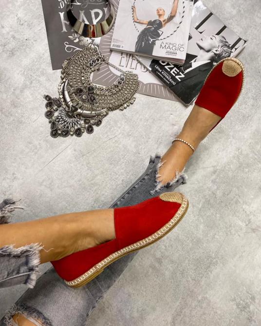 ŽENSKE ESPADRILE SA JUTOM - CRVENE