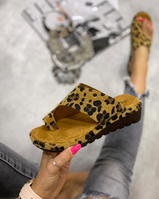 LEOPARD PAPUČE NA PRST