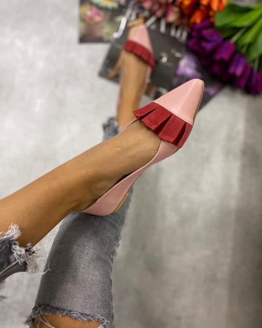 ŠPIC BALETANKE SA FALTNAMA - ROZE