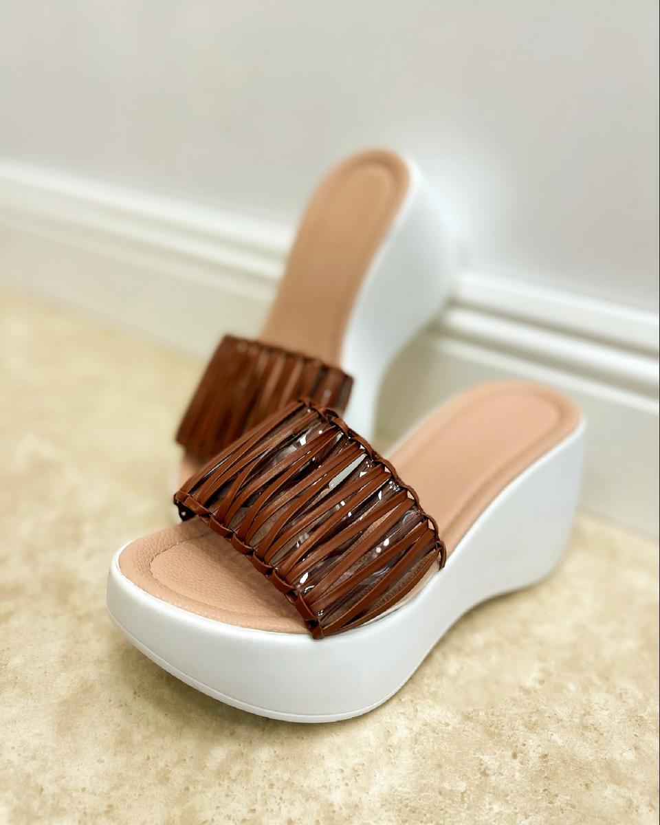 PAPUČE NA PLATFORMU - SMEĐE