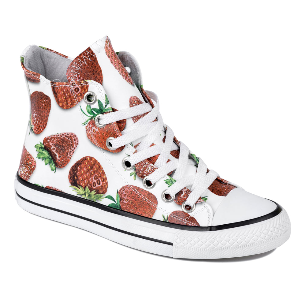 STRAWBERRY DUBOKE PATIKE - BELE