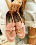 VELUR MOKASINE - ROZE