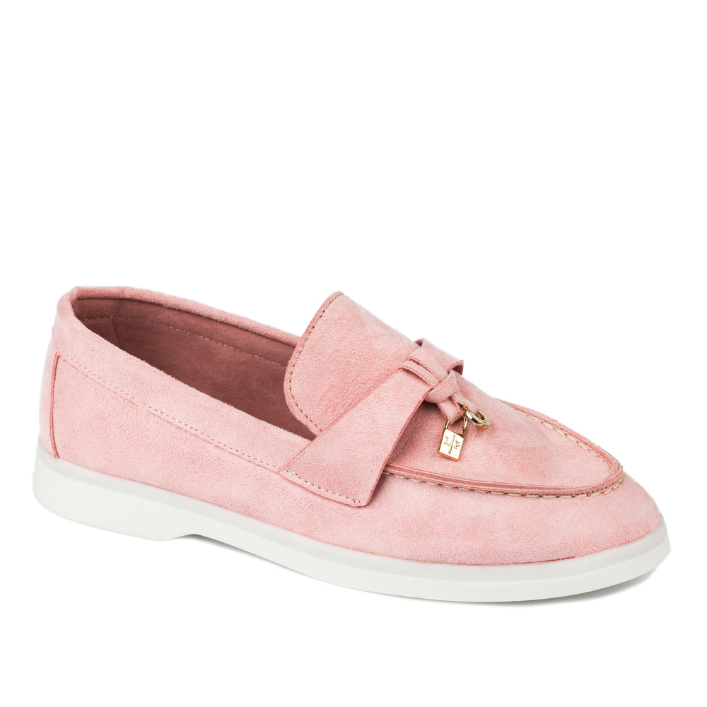VELUR MOKASINE - ROZE