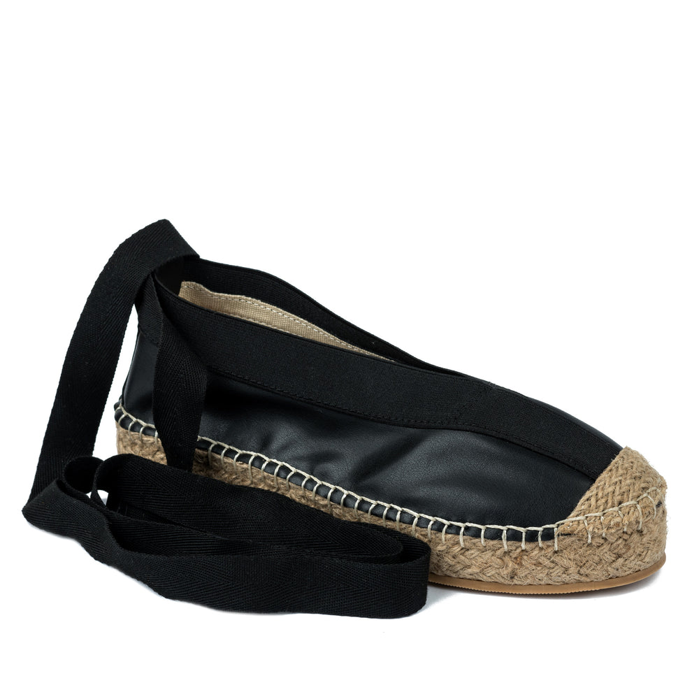 Ženske espadrile A245 - CRNA