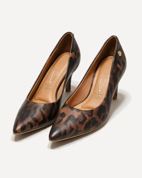 Štikle G535 - VIZZANO - na tanku štiklu - LEOPARD