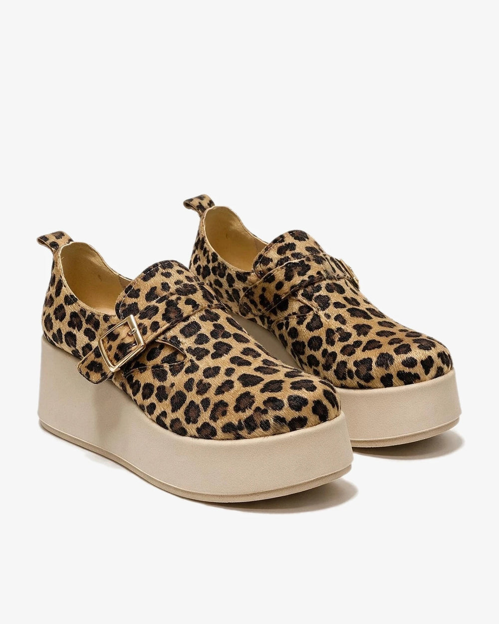 Ženske cipele na platformu G583 - LEOPARD